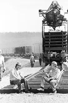Amur: Baikal-Amur Mainline construction, 1978