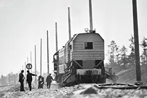 Amur: Baikal-Amur Mainline construction, 1978