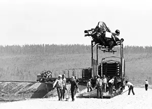 Amur: Baikal-Amur Mainline construction, 1978