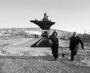 Amur: Baikal-Amur Mainline construction, 1980