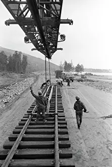 A.bondars: Baikal-Amur Mainline construction, 1981