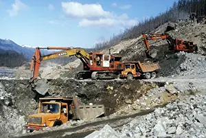 Earthwork: Baikal-Amur Mainline construction, 1982