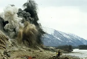 Blasting: Baikal-Amur Mainline construction, 1982