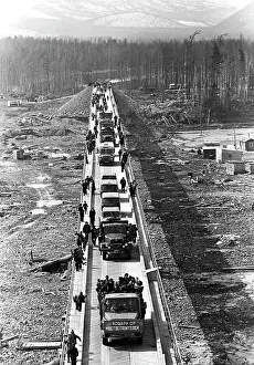 Transporting: Baikal-Amur Mainline construction, 1982