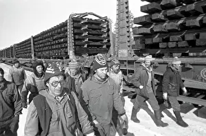 Zotin: Baikal-Amur Mainline construction, 1982