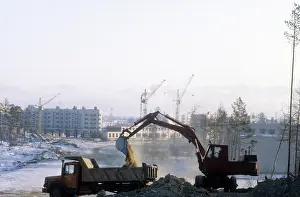 Emerging: Baikal-Amur Mainline construction, 1983