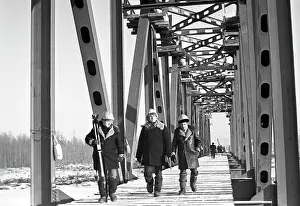 Chita: Baikal-Amur Mainline construction, 1983