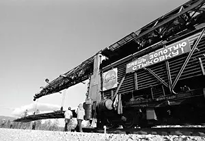 Chita: Baikal-Amur Mainline construction, 1984