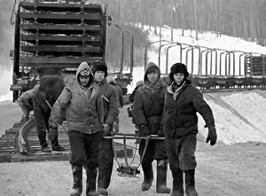 Assr: Baikal-Amur Mainline construction, 1984