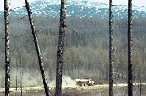 Transporting: Baikal-Amur Mainline construction, 1999