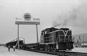 Rails: Baikal-Amur Mainline under construction