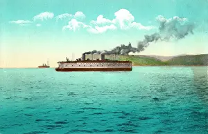 Seems: Baikal. The icebreaker under way
