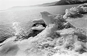 Bryukhanenko: Baikal Lake in winter, 1987