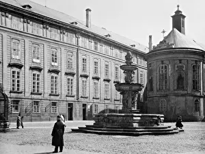 Theresia: The bailey of Hradcany in Prague, 1936
