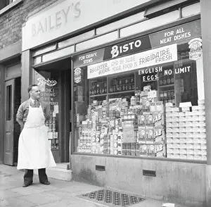 Baileys: Bailey's Grocery Store and shopkeeper