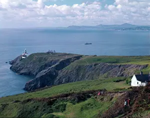 Baily: Baily Lighthouse, Howth Head overlooking Dublin Bay