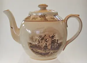 Teapots: Bairnsfather Ware teapot, WW1