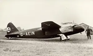 Flown: BAIV Double Eagle, G-AEIN, The Perfect Lady, at Hanworth