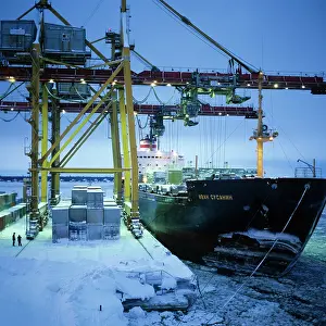 Gubsky: Bakaritsa seaport, 1983