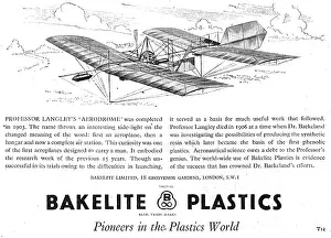 Bakelite: Bakelite Plastics For Aircraft Construction 1943 Advert