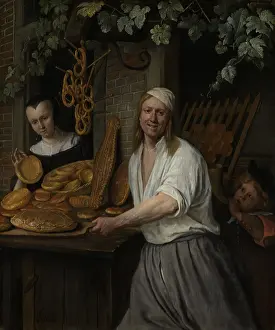 Pretzels: The Baker Arent Oostwaard and His Wife