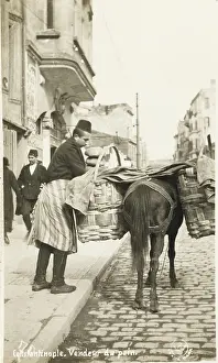 Panniers: Baker delivering bread - Constantinople, Turkey