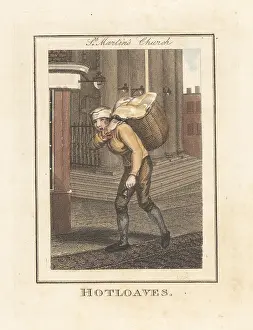 Catchphrase: Baker selling bread in front of St. Martin's Church