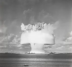 Micronesia: The BAKER test of Operation Crossroads, July 25