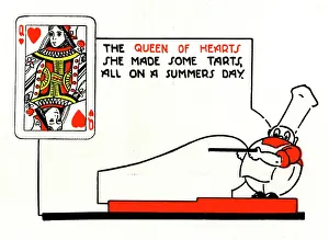 Tart: Baker's shop window design, Queen of Hearts