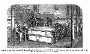 Bakers: Bakery in the Cold Bath Fields Prison, London, 1860