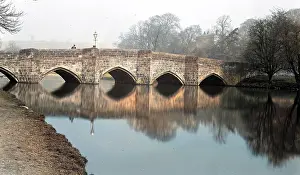 Bakewell: Bakewell, Derbyshire, bridge over R. Wye
