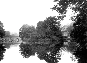 Bakewell: Bakewell, River Wye 1923