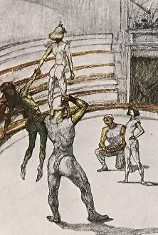 Balancing: Balancing Act, by Toulouse-Lautrec