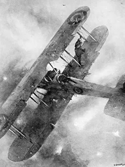 Heroism: A Balancing Feat over the German lines, WW1 aviation
