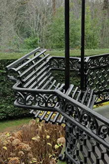 Reversed: Balcony bench, El Capricho de Gaudi, Comillas