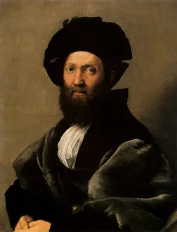 1515: Baldassare Castiglione, by Raphael