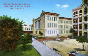 Plinth: Baldorioty de Castro School, San Juan, Puerto Rico