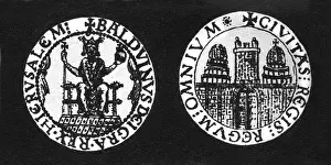Signet: Baldwin I of Jerusalem, 1058 - 2.4.1118, king