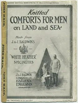 Knitters: Baldwin's knitting leaflet, WW1