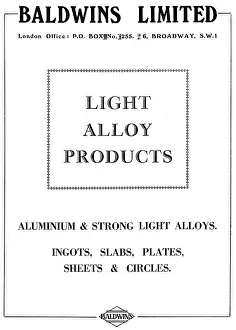 Baldwins: Baldwins Light Alloy Products