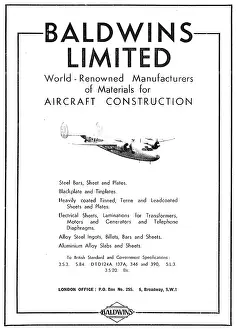 Baldwins: Baldwins Metals For Aircraft