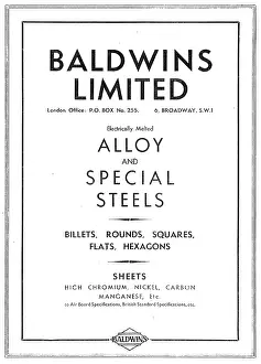 Baldwins: Baldwins Metals For Aircraft