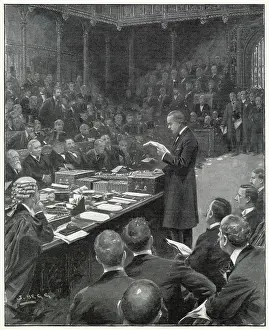 Balfour: Balfour Reading the Term of Surrender 1902
