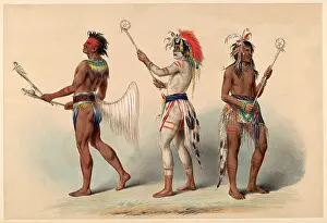 Catlin: Ball Players, George Catlin, 1844