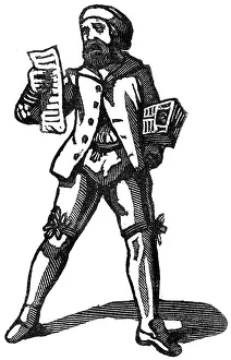 Ballad: Ballad seller, c. 1800