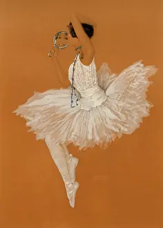 John Noott Galleries: Ballerina and mirror by Raphael Kirchner