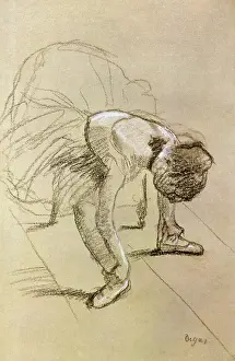 Apart: Ballerina Stretching, by Degas