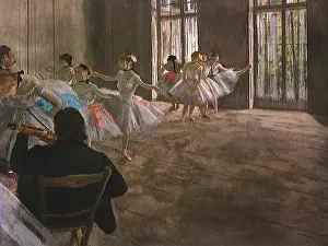 Accompaniment: Ballerinas at School, by Degas