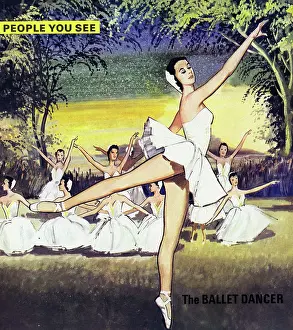 Look & Learn Nursery Material: The Ballet Dancer