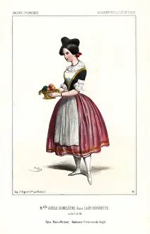 Musique: Ballet dancer Adele Dumilatre in Lady Henriette, 1844